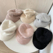 Warm Women's Knitted Octagonal Cap