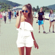 Summer Chiffon Tube Top Jumpsuit for Women