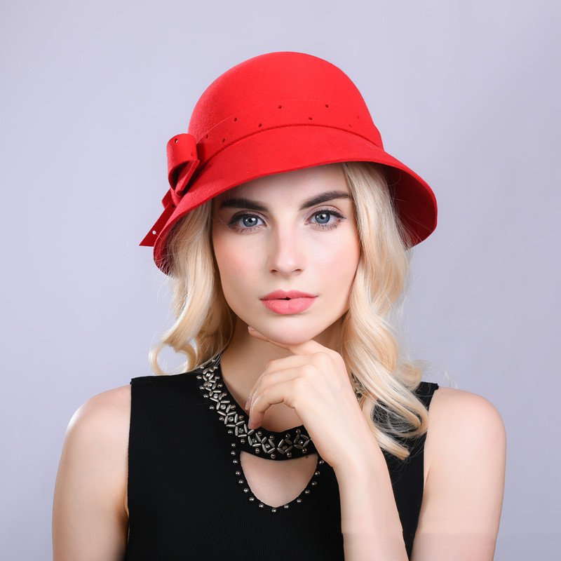 Stylish Woolen Top Hat for Women