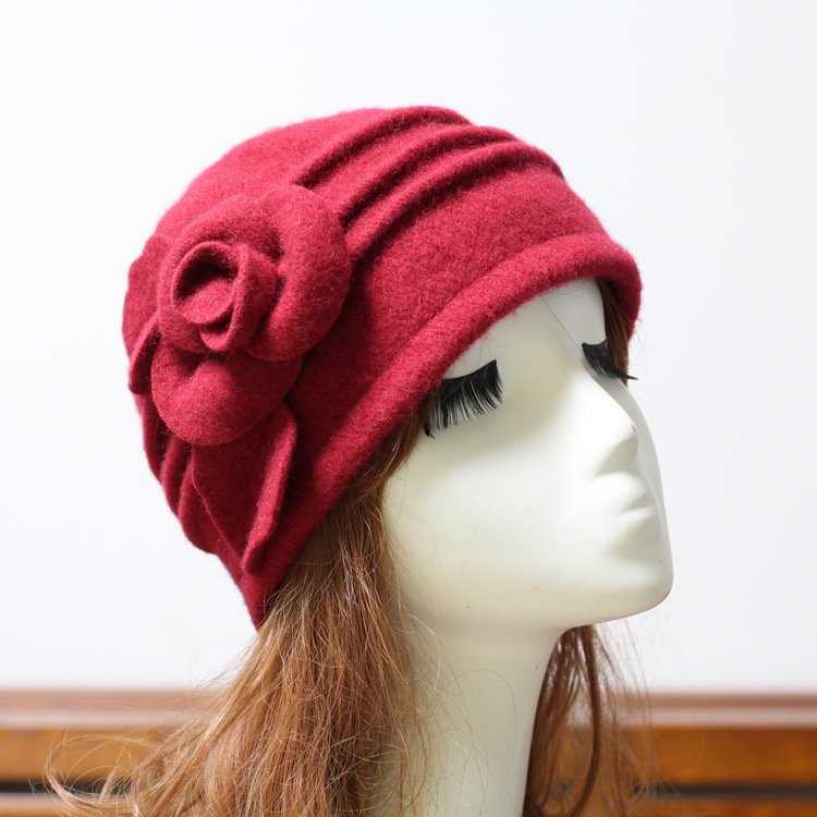 Stay Warm in Style with Solid Color Woolen Hats