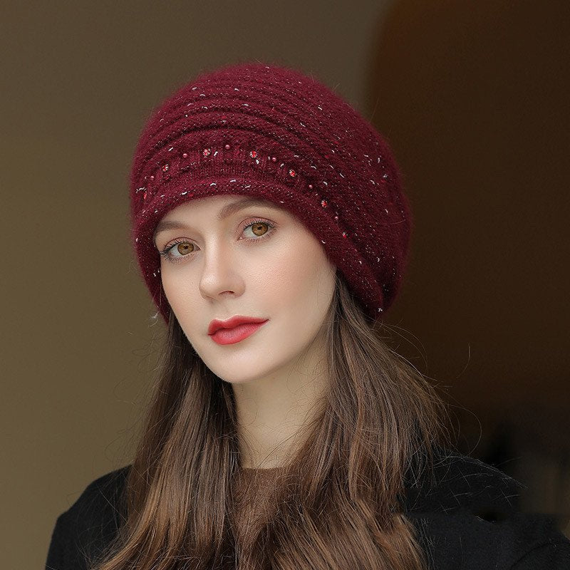 Winter Warm Knitted Beanie for Women