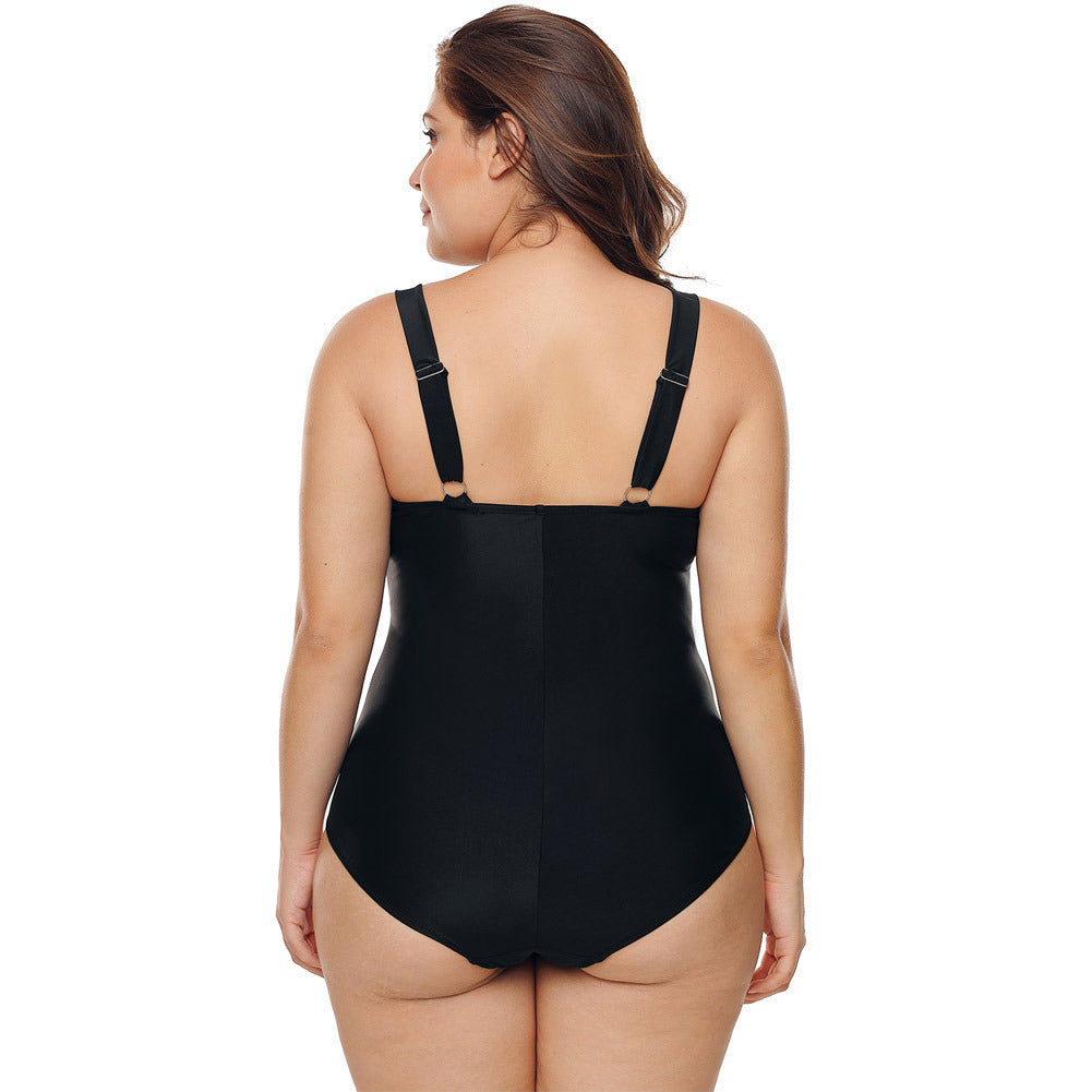 Sleek Backless One-Piece Swimsuit for Beach & Hot Springs