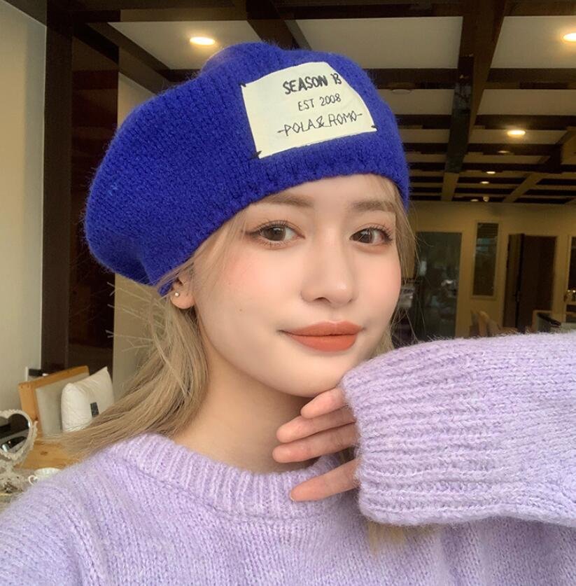 Warm Wool Beret Hat