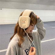 Cute Bear Plush Earmuffs for Kids, Warm & Antifreeze Protection