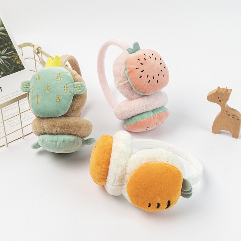 Cute Plush Ear Warmers for Women