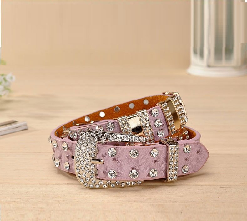 Rhinestone Full Diamond Fashion Belt for Women
