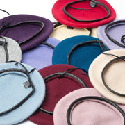 Adjustable PU Leather Beret for Women