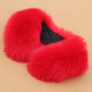 Soft Faux Fur Scarf with Fur Collar