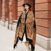Autumn Oversized Cape Shawl for Women