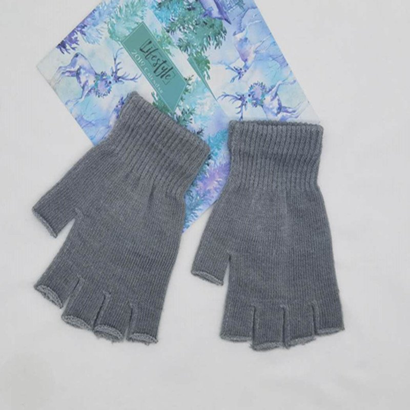 Warm Fingerless Cycling Gloves for Men & Women