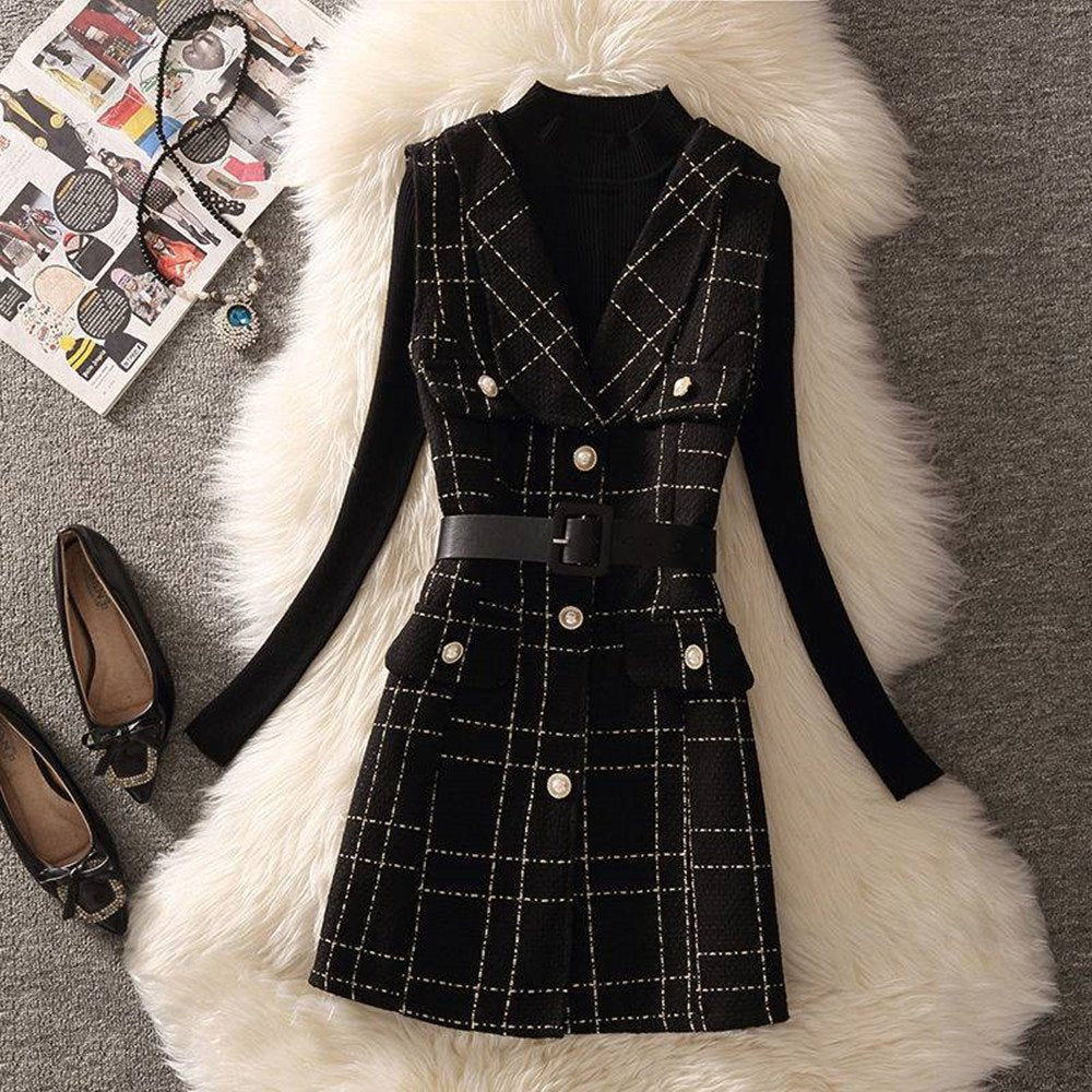 Layered Comfort Women's Knit Vest