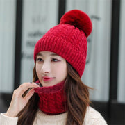 Warm Fleece Hooded Hat