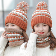 Stay Warm in Style with 2-Piece Set Scarf & Hat