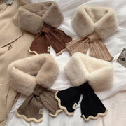 Warm Rex Rabbit Fur Scarf for Women