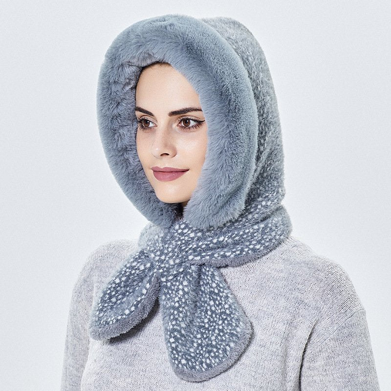 Warm Plush Hat & Scarf