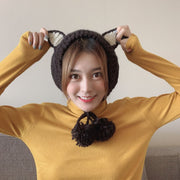 Cute Knitted Wool Earmuffs for Women