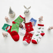 Fun Cartoon Christmas Socks for Women