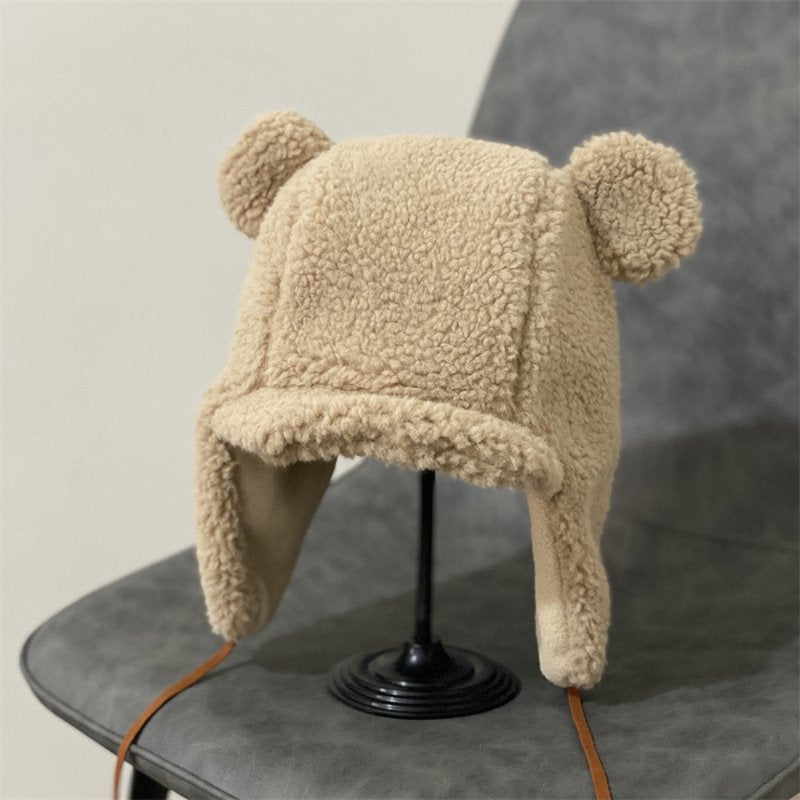 Warm Bear Ears Hat for Women
