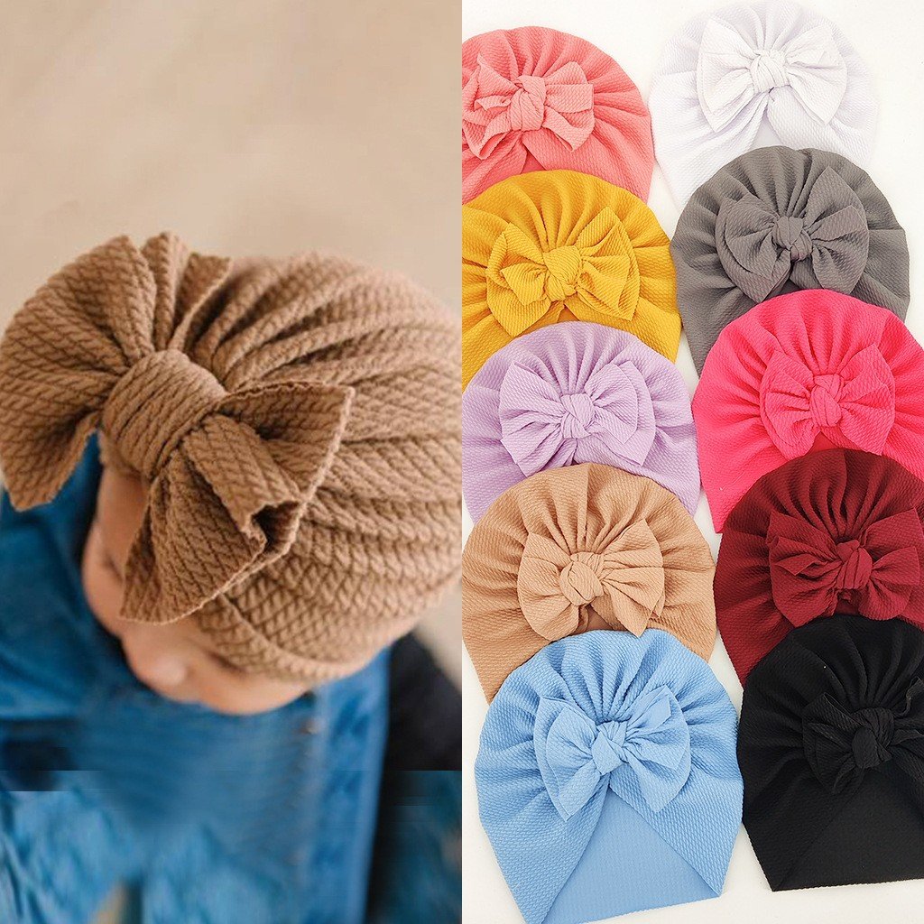 Kids' Warm Tire Hat with Bow