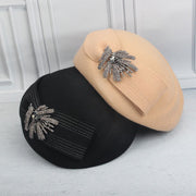 Retro Wool Beret for Women