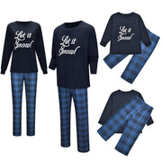 Cozy Family Christmas Letter Printing Wear Suit