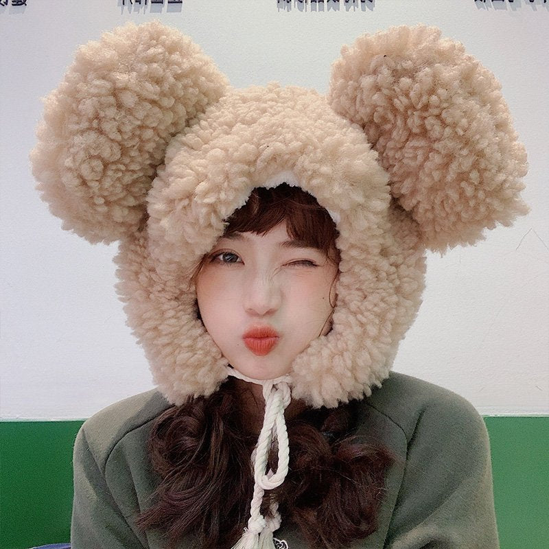 Stay Warm in Style Ladies Plush Ski Hat