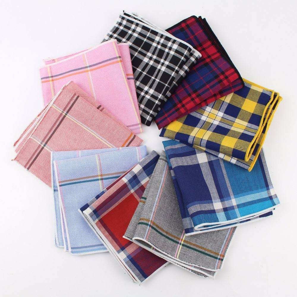 Vintage Cotton Hankerchief Scarf for Men