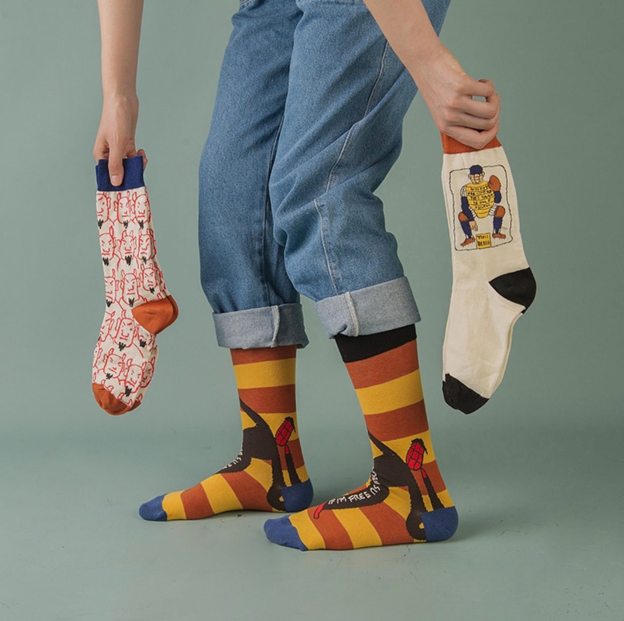 Couples Sports Cotton Mid Tube Socks