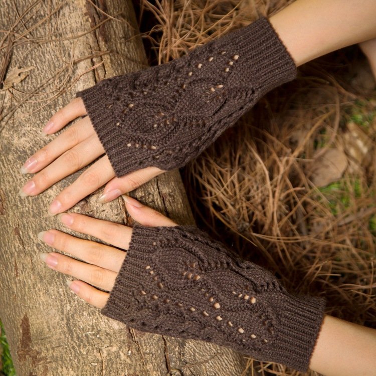 Warm Half Finger Gloves for Women - Keep Your Hands Cozy