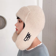 Cold Weather Ear Protection Knit Hat for Women