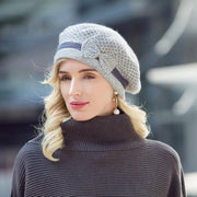 Polka Dot Beret for Women - Versatile Fashion Headwear