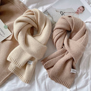 Warm Women's Wool Scarf for Autumn & Winter