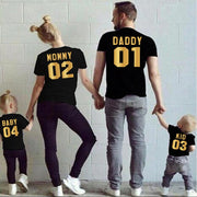 Family Matching T-Shirts for Dad Mom & Kids