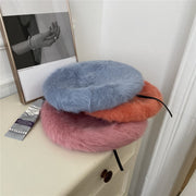 Soft Rabbit Hair Women's Beret Hats