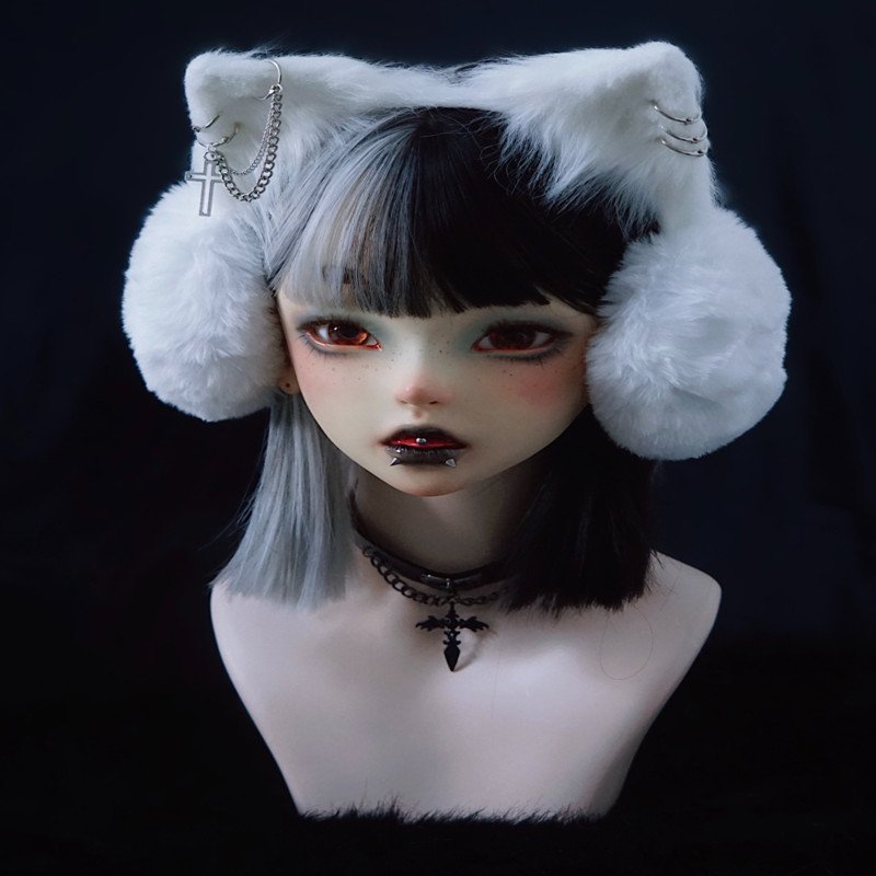 Stay Warm Faux Fur Headband Earmuffs for Cats