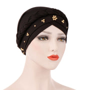 Tie Dye Silk Bandana Hat for Women