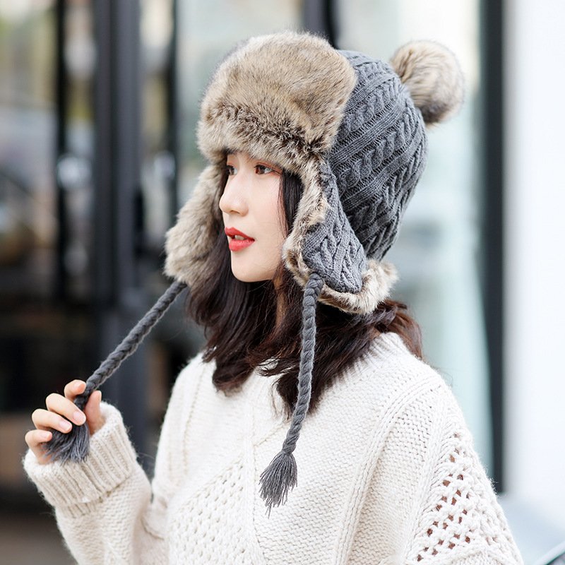 Stay Cozy Outdoor Knit Beanie Hat for Women