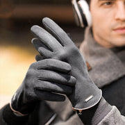 Warm Cycling Gloves for Men - Insulated Fleece Gloves