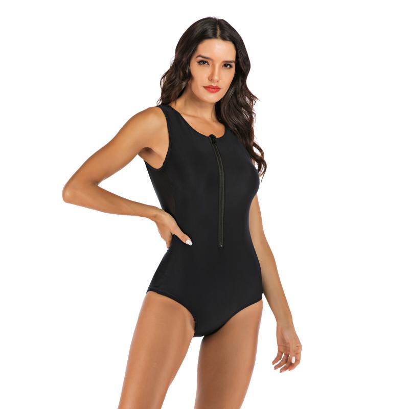 Flattering One-Piece Swimsuit for Beach & Pool