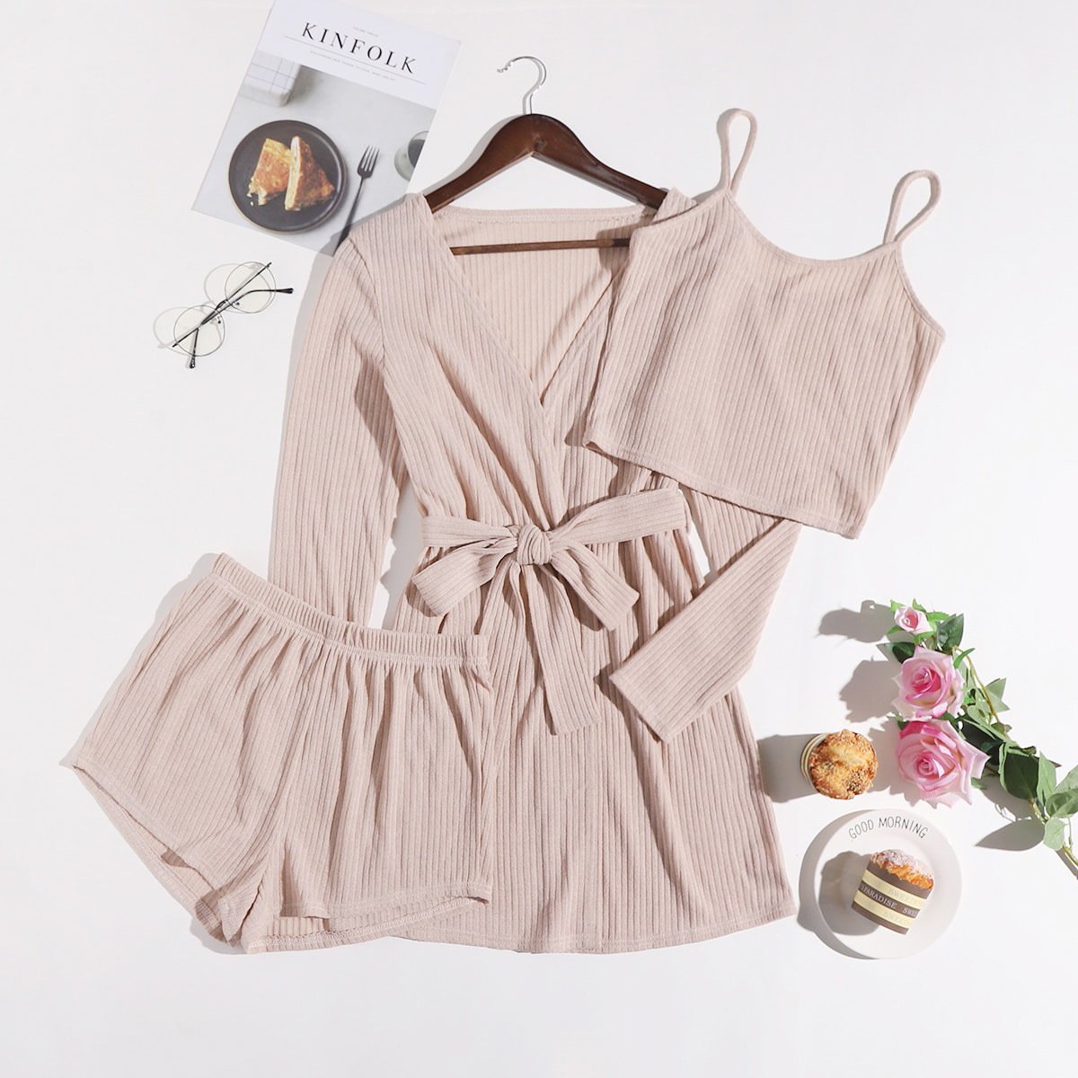 Elegant 3-Piece Homewear Suit for Women