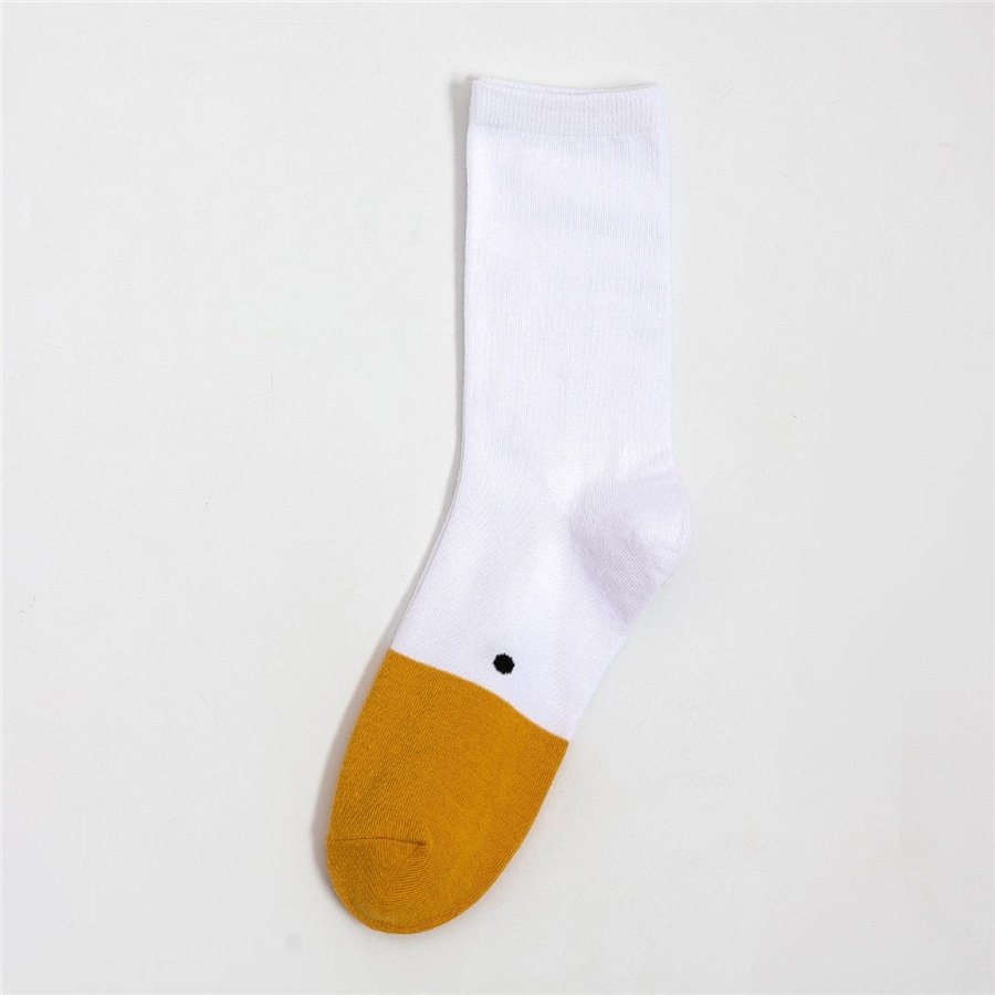 Cotton Funny Goose Head Socks for Women