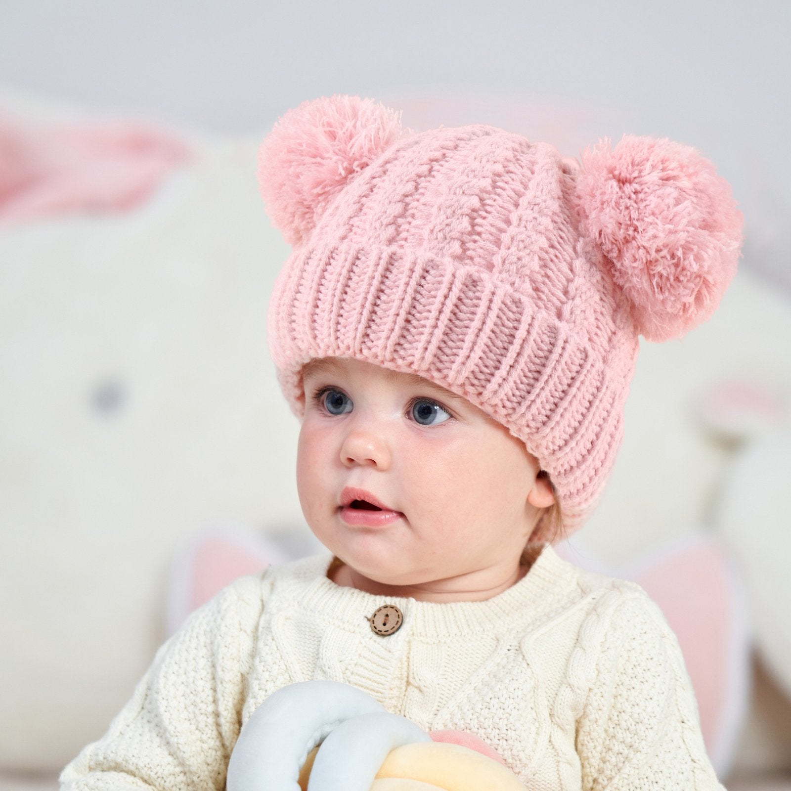 Kids' Warm Woolen Knit Hat