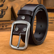 Men's Plus Size Leather Belt for Casual Wear