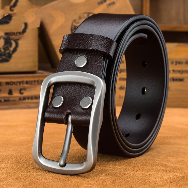 Men's Plus Size Leather Belt for Casual Wear