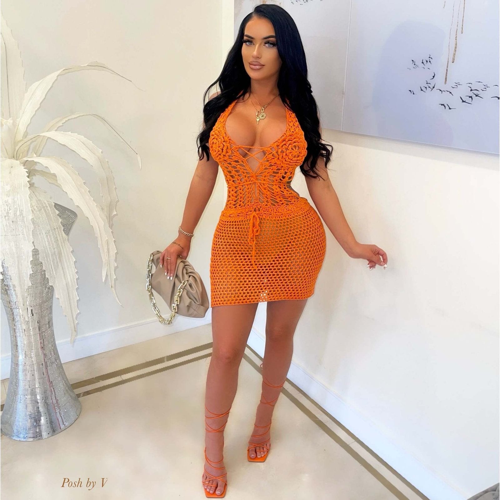 Sexy Beach Halter Skirt for Women
