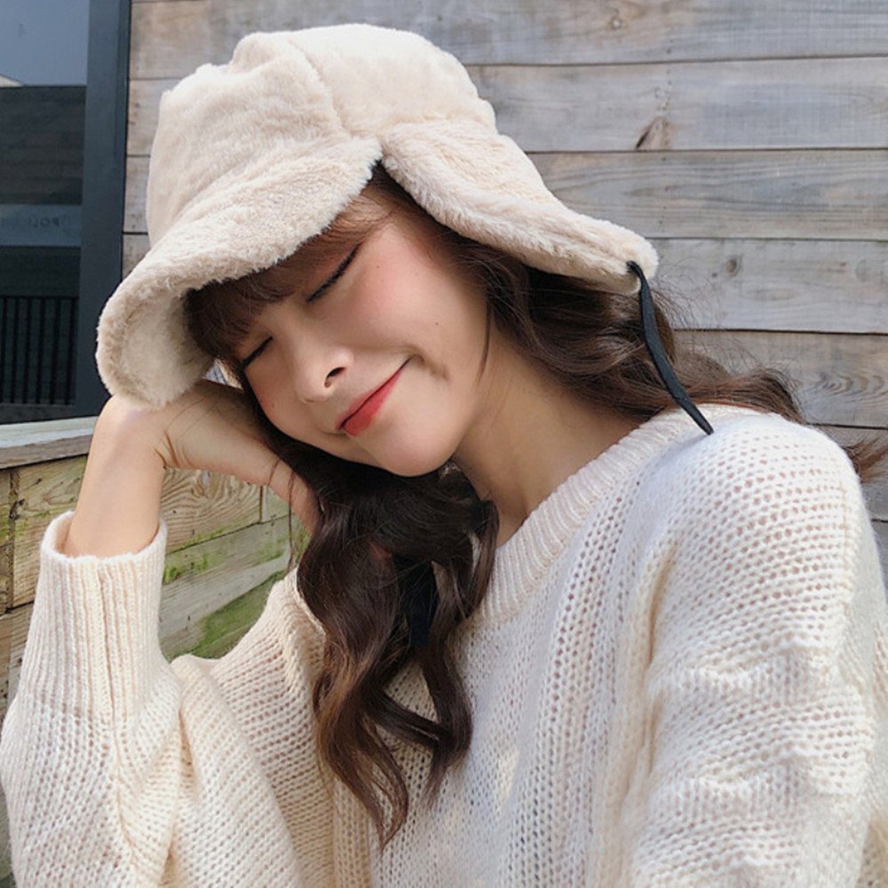 Warm Plush Baseball Cap for Men and Women