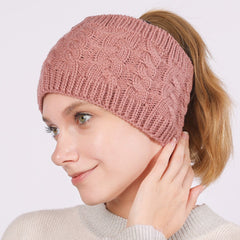 Women's Knitted Face Wash Head Cover Beanie