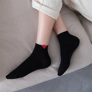 Soft Cotton Socks for Women, Cute Heart Patterns