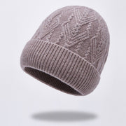 Men's Knitted Hip Hop Beanie Hat - Wooly Warmth for Winter