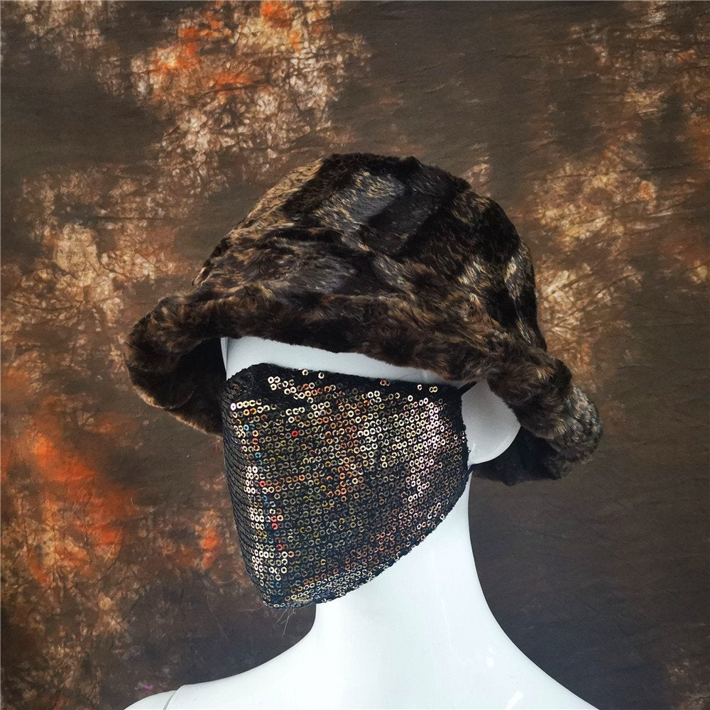 Casual Plush Bucket Hat for Women and Men